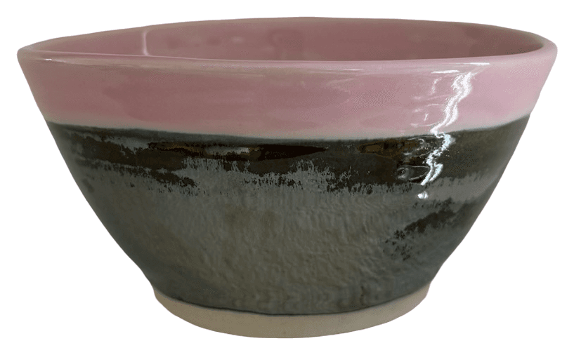 pink chrome bowl