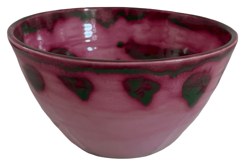 pink dye bowl